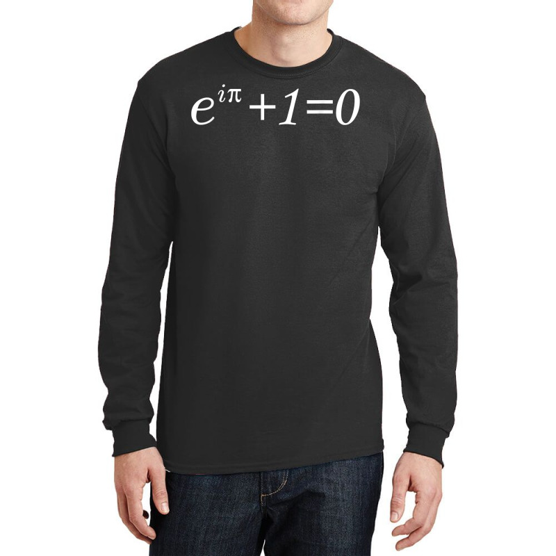 E^(ipi)+1=0 The Mathematical Record Of The Euler Identity T Shirt Long Sleeve Shirts | Artistshot