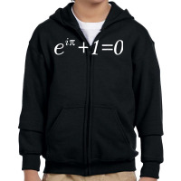 E^(ipi)+1=0 The Mathematical Record Of The Euler Identity T Shirt Youth Zipper Hoodie | Artistshot