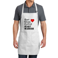 Heart Warrior Chd Awareness Brave Strong Resilient Shirt T Shirt Full-length Apron | Artistshot