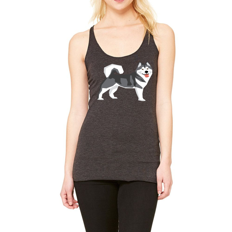 Malamute Wolf Alaskan Husky Siberian Husky Hoodie Racerback Tank by klezgbnist | Artistshot