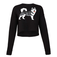 Malamute Wolf Alaskan Husky Siberian Husky Hoodie Cropped Sweater | Artistshot