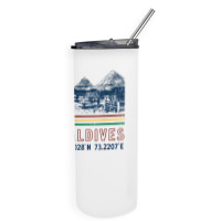 Maldives Bungalow Villas Retro T Shirt Skinny Tumbler | Artistshot