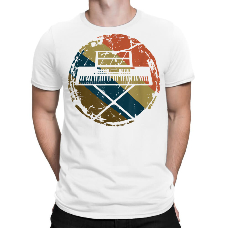 Music Musician Pianist Vintage Keyboard Player Piano T Shirt T-shirt | Artistshot