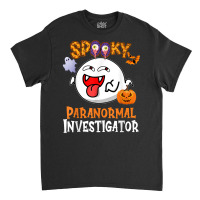 Boo Halloween Costume Spooky Paranormal Investigator T Shirt Classic T-shirt | Artistshot