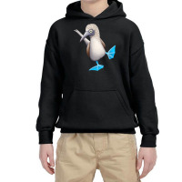 Fancy Dancing Sea Bird Funky Blue Foot Booby T Shirt Youth Hoodie | Artistshot