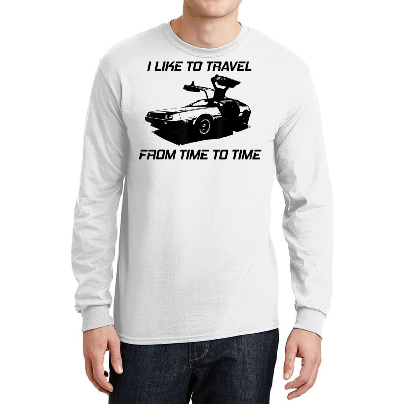 I Like To Travel From Time To Time. Funny Retro Car Vacation T Shirt Long Sleeve Shirts by susanzqbraigu | Artistshot