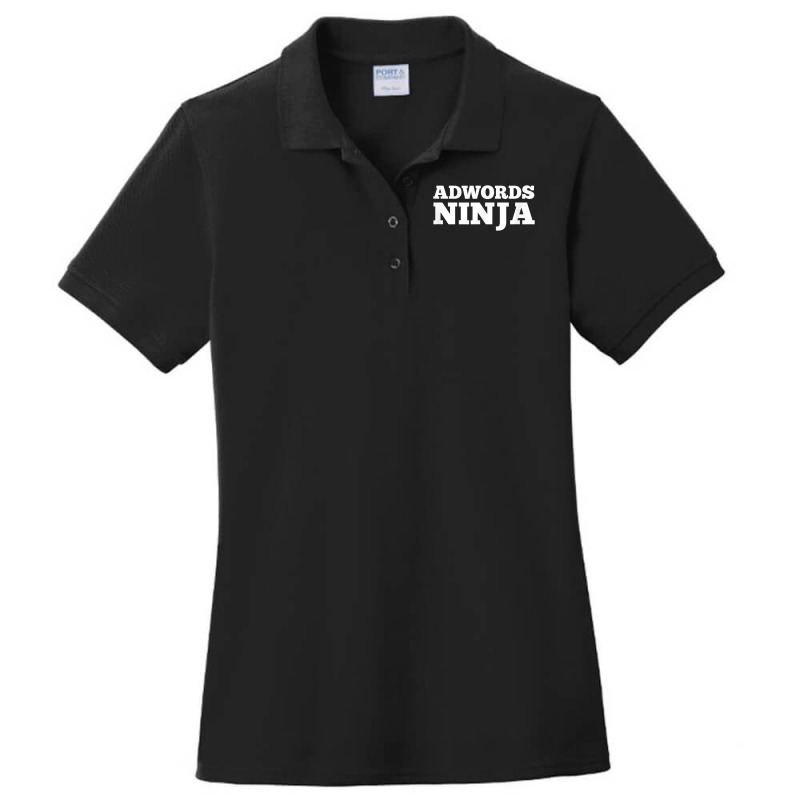 Ad Words Ninja   Awesome Keyword And Seo Marketing T Shirt Ladies Polo Shirt | Artistshot