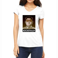 Rocket Man Women's V-neck T-shirt | Artistshot