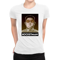 Rocket Man Ladies Fitted T-shirt | Artistshot