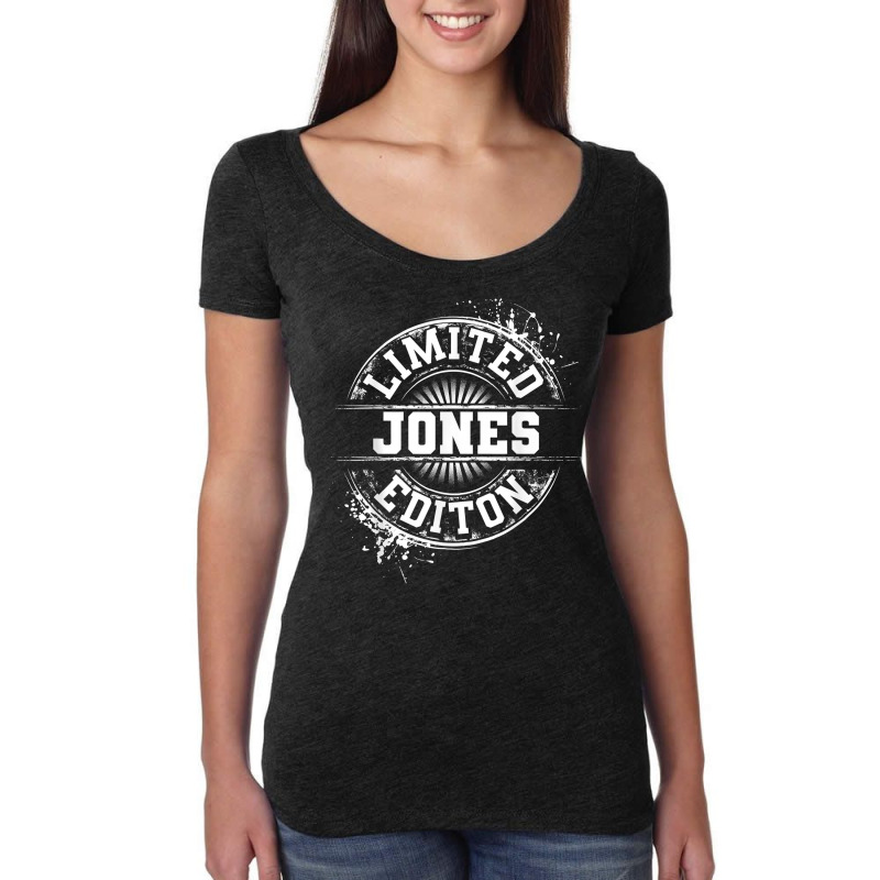 Jones Funny Surname Family Tree Birthday Reunion Gift Idea T Shirt Women's Triblend Scoop T-shirt by liobuthieleb3 | Artistshot