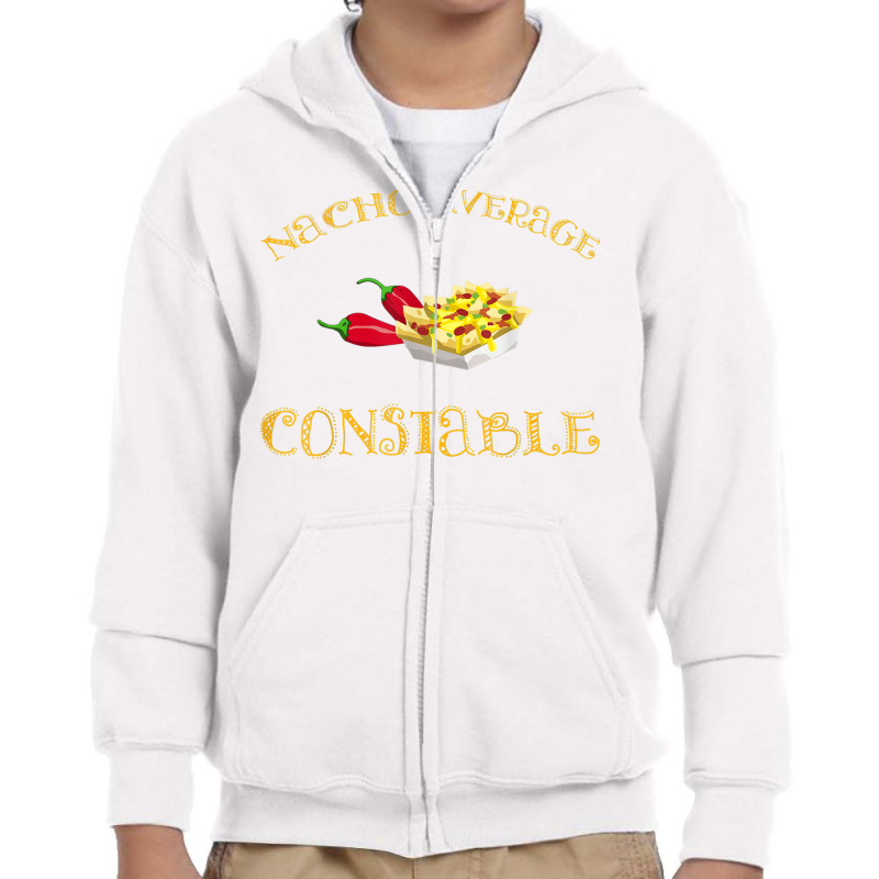 Nacho Average Constable Funny Hispanic Mexican Police T Shirt Youth Zipper Hoodie | Artistshot