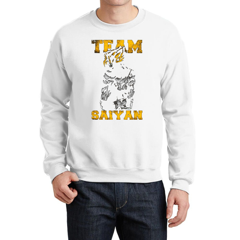 Team Saiyan Crewneck Sweatshirt by ShelaRenayKaeser | Artistshot