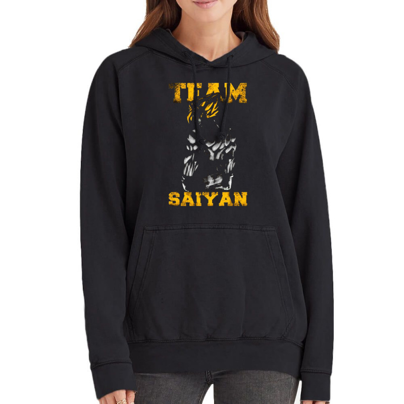 Team Saiyan Vintage Hoodie by ShelaRenayKaeser | Artistshot