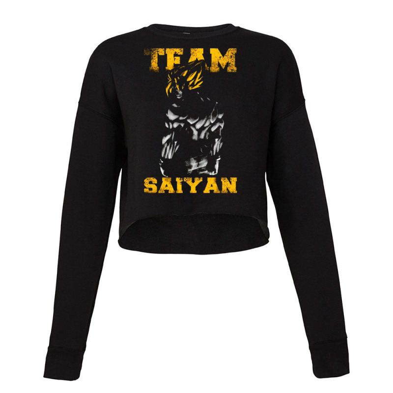 Team Saiyan Cropped Sweater by ShelaRenayKaeser | Artistshot