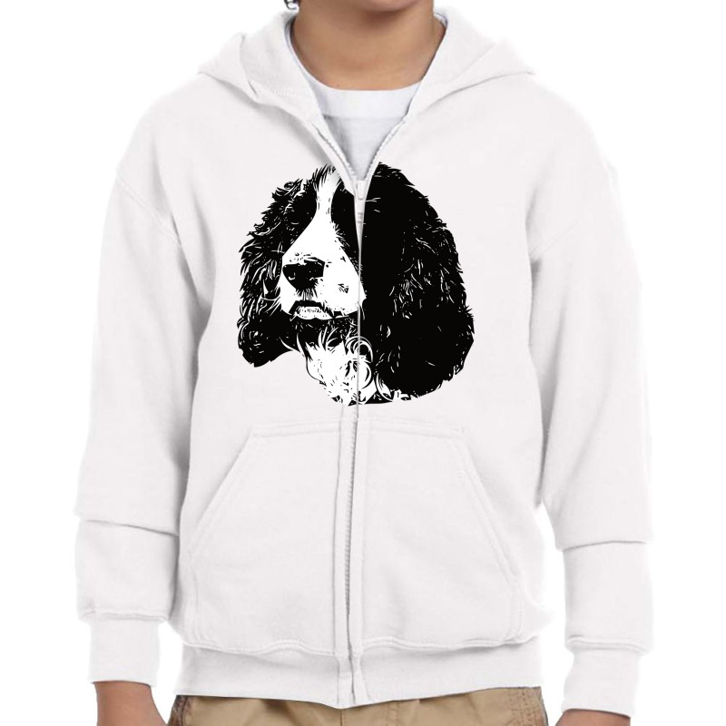 English Springer Spaniel Hoodie Youth Zipper Hoodie | Artistshot