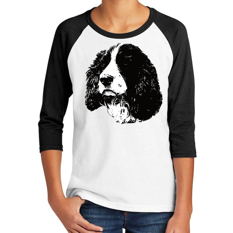 English Springer Spaniel Hoodie Youth 3/4 Sleeve | Artistshot