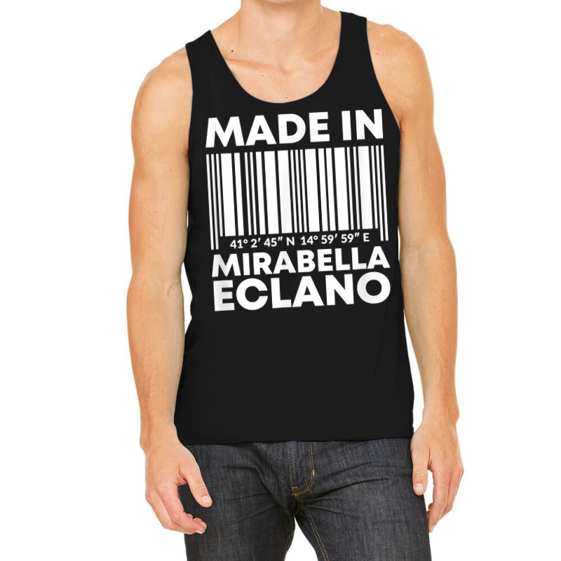 Made In Mirabella Eclano Barcode T Shirt Tank Top | Artistshot