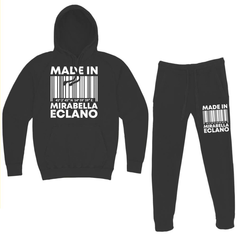 Made In Mirabella Eclano Barcode T Shirt Hoodie & Jogger Set | Artistshot