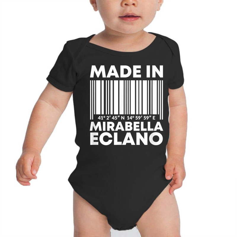 Made In Mirabella Eclano Barcode T Shirt Baby Bodysuit | Artistshot