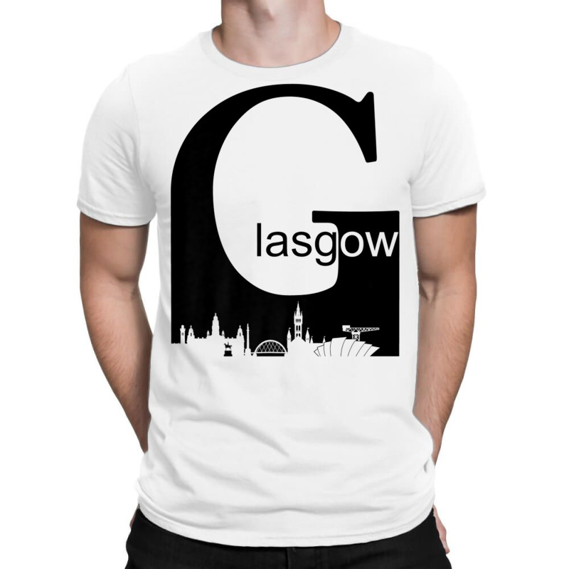 Glasgow Scotland City Skyline Silhouette Style Premium T Shirt T-shirt | Artistshot