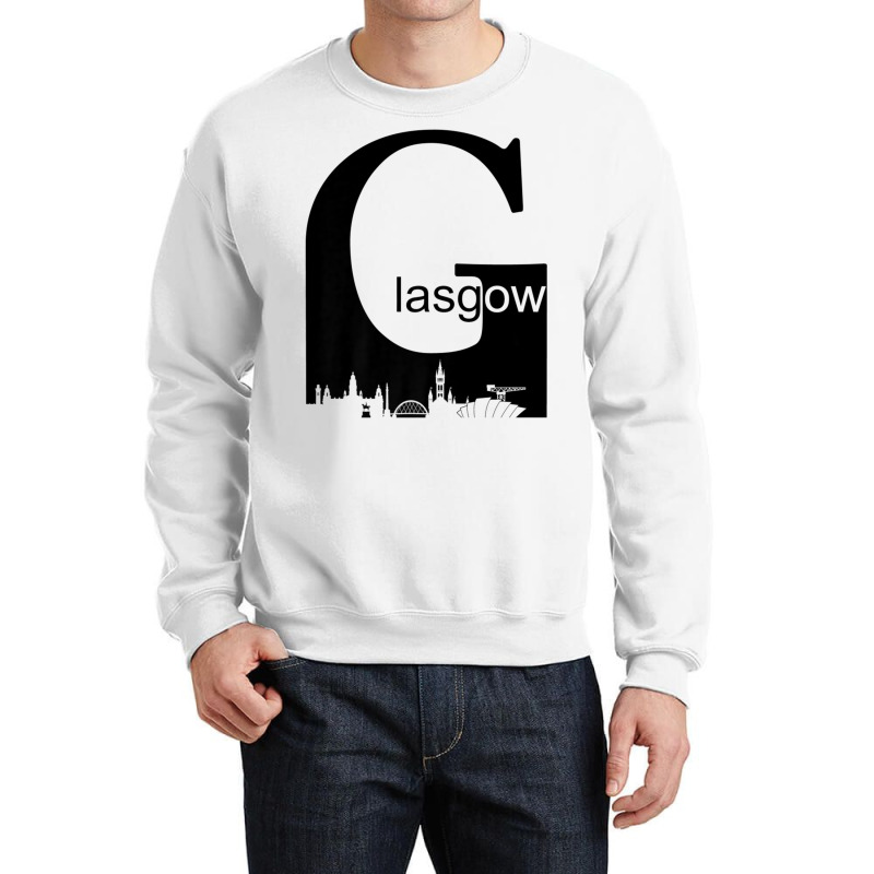 Glasgow Scotland City Skyline Silhouette Style Premium T Shirt Crewneck Sweatshirt | Artistshot