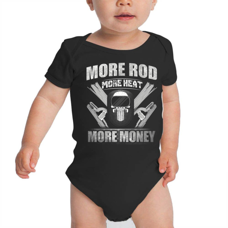 Welding  Cool Stick Welder Rod, Heat, Money Pipeliner Shirt Baby Bodysuit | Artistshot