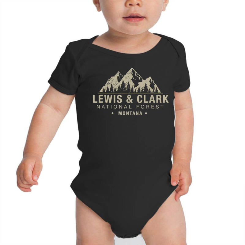 Lewis & Clark National Forest Montana T Shirt Baby Bodysuit by caulkyuladdenrxi | Artistshot