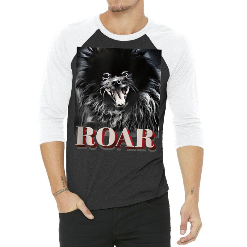 Roar Pomeranian Dog Tank Top Tank Top 3/4 Sleeve Shirt | Artistshot