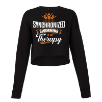 Synchro Synchronized Swimming Artistic Swimmer Apparel T Shirt Cropped Sweater | Artistshot