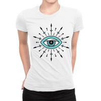 Evil Eye Protection Talisman Symbol T Shirt Ladies Fitted T-shirt | Artistshot