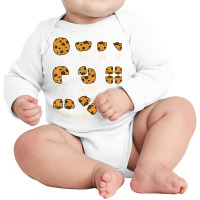 Chocolate Cookie Quick Math Fraction Math Teachers T Shirt Long Sleeve Baby Bodysuit | Artistshot