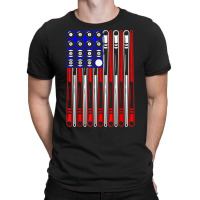 Us Flag Pool Table Billiard Player Patriotic Snooker T Shirt T-shirt | Artistshot