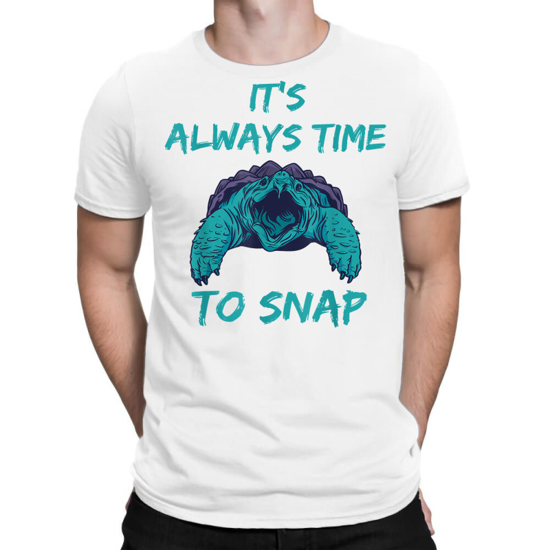 Aligator Snapping Turtle Time To Snap Snapping Turtle Lover T Shirt T-shirt | Artistshot