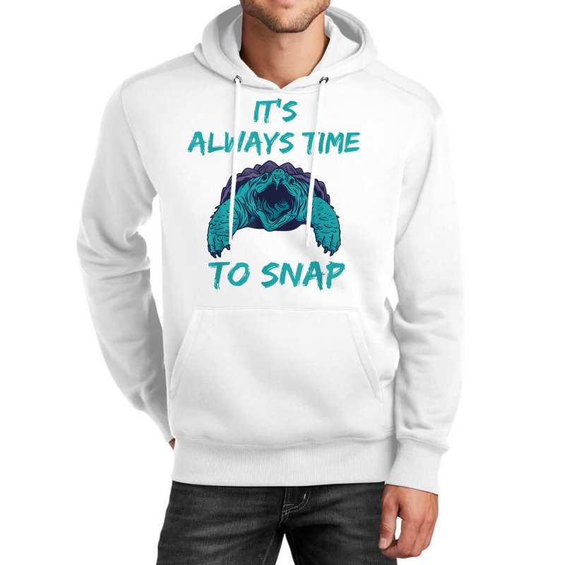 Aligator Snapping Turtle Time To Snap Snapping Turtle Lover T Shirt Unisex Hoodie | Artistshot