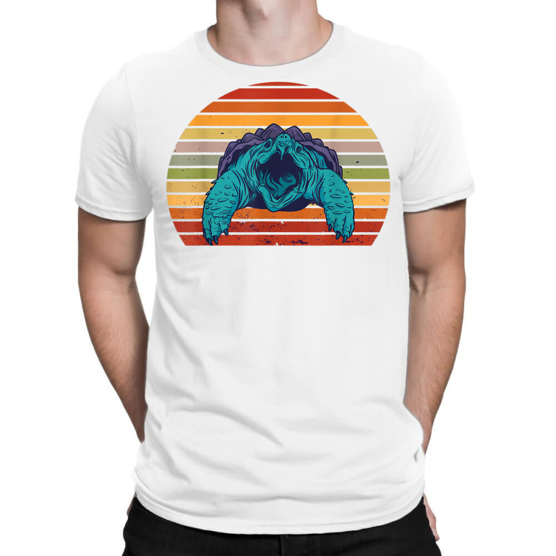 Aligator Snapping Turtle Vintage Retro Sea Animal Turtle T Shirt T-shirt | Artistshot