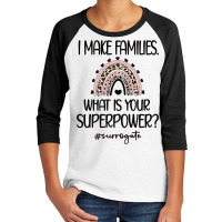 Proud Surrogate Rainbow Gestational Carrier Premium T Shirt Youth 3/4 Sleeve | Artistshot