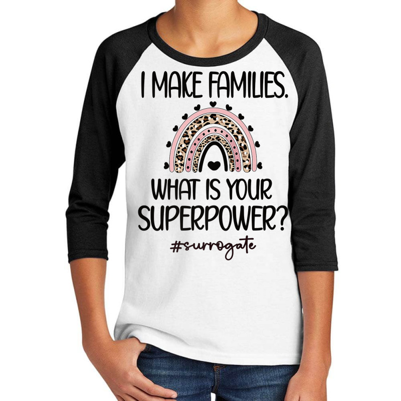 Proud Surrogate Rainbow Gestational Carrier Premium T Shirt Youth 3/4 Sleeve | Artistshot