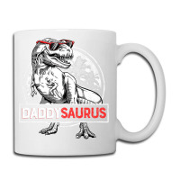 Daddy Saurus T Rex Dinosaur Men Father's Day Family Matching Premium T Coffee Mug | Artistshot