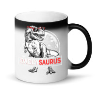 Daddy Saurus T Rex Dinosaur Men Father's Day Family Matching Premium T Magic Mug | Artistshot