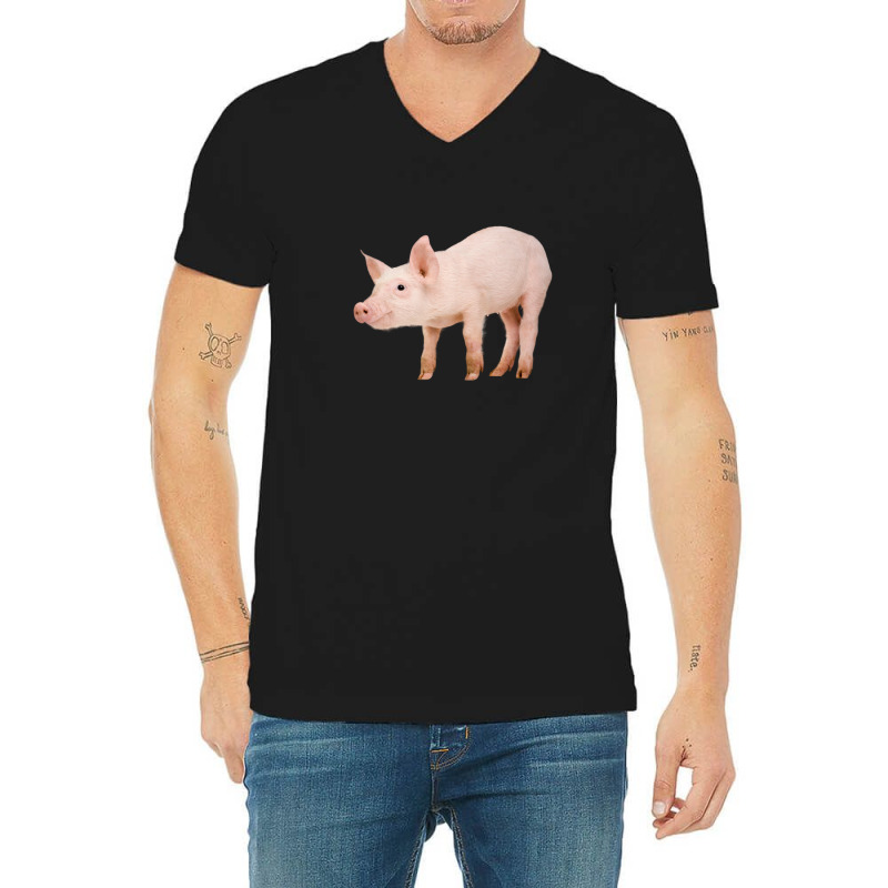 Pig V-neck Tee | Artistshot