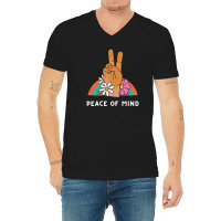 Peace Of Mind V-neck Tee | Artistshot