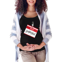 Hello My Name Is Daphne Funny Halloween Name Tag Custome T Shirt Maternity Scoop Neck T-shirt | Artistshot