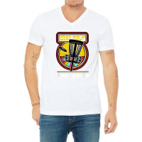 I'd Rather Be Playing Disc Golf In Freeland Funny Golfer T Shirt V-neck Tee | Artistshot