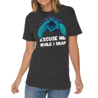 Snapping Turtle Sea Animal Excuse Me Snapping Turtle Lover T Shirt Vintage T-shirt | Artistshot