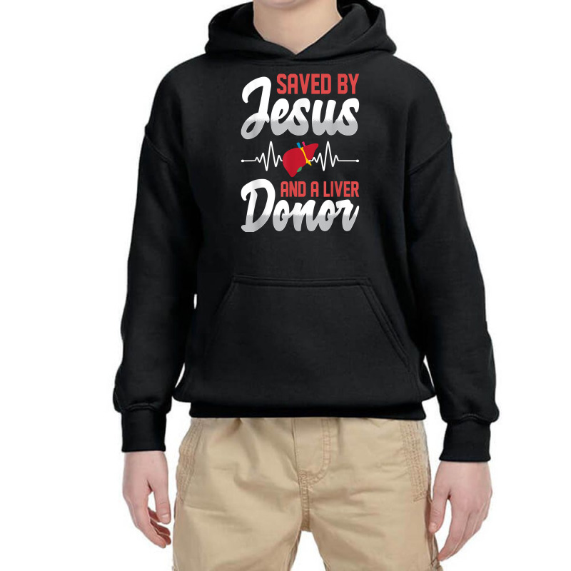 Saved By Jesus And A Liver Donor Organ Donation Awareness T Shirt Youth Hoodie by riogasehzilahiy | Artistshot