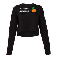 Sine Cosine Tangent Tangerine Trig Math Joke Pun T Shirt Cropped Sweater | Artistshot