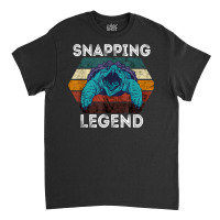 Snapping Legend Aligator Snapping Turtle Retro Reptile Lover T Shirt Classic T-shirt | Artistshot