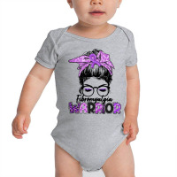 Fibromyalgia Warrior Strong Women Fibromyalgia Awareness Pullover Hood Baby Bodysuit | Artistshot