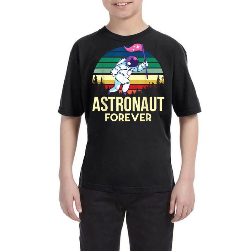 Space Astronaut Retro Planets Solar System Galaxy Milky Way T Shirt Youth Tee by riogasehzilahiy | Artistshot