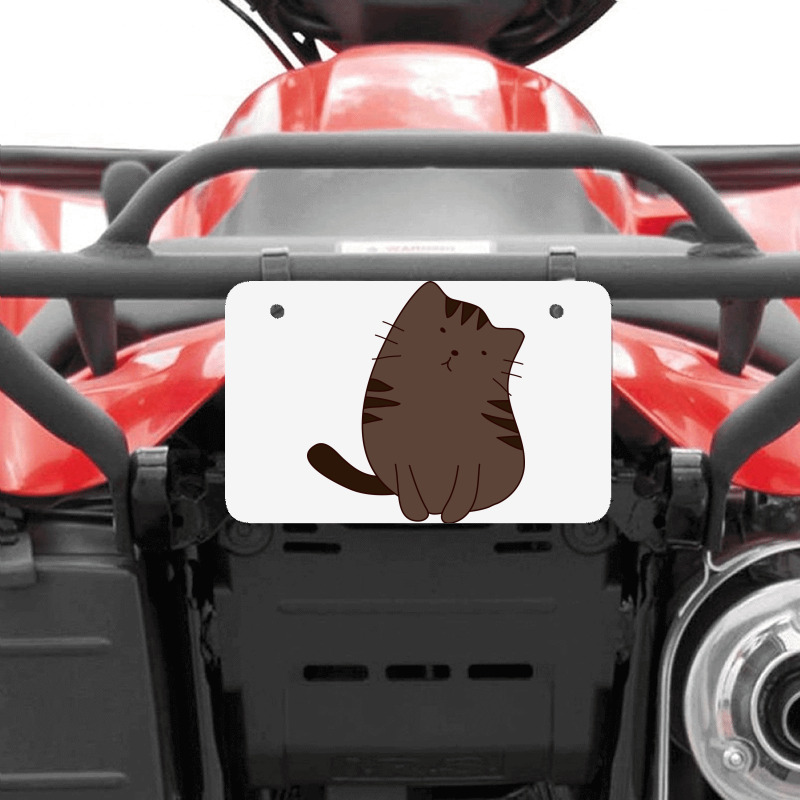 Sothful Cat Atv License Plate | Artistshot